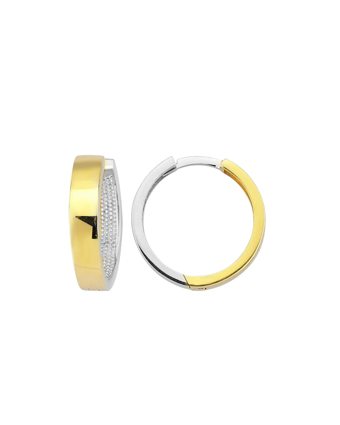 9CT T/T FLAT HUGGIES 4mm/13mm